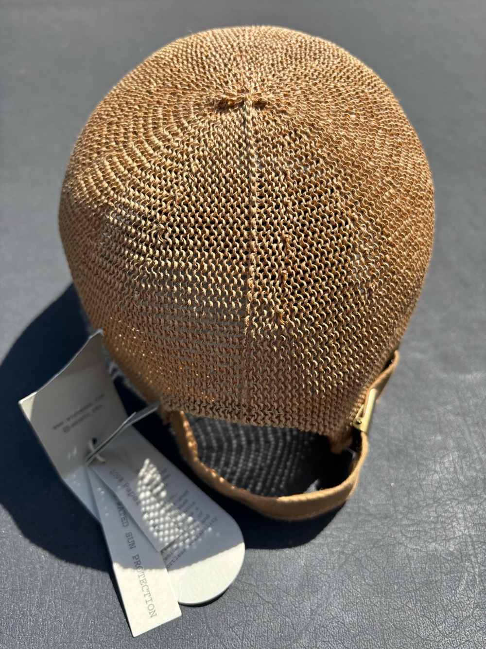 Wyeth Paula Mesh Cap in Camel. Packable! - Picture 5 of 7